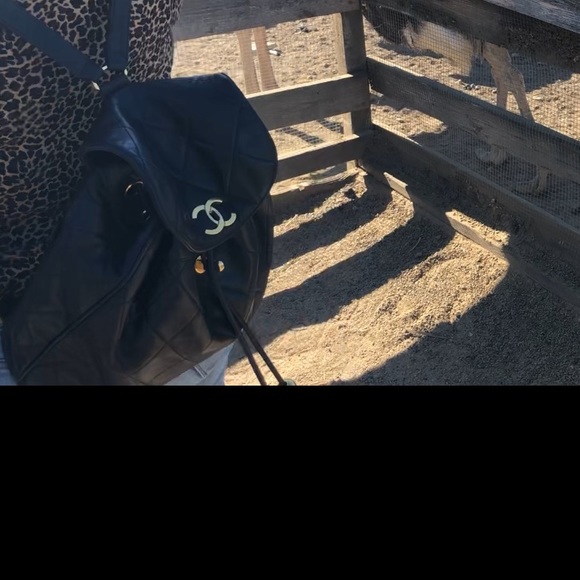 Vintage Chanel Backpack w/Lambskin Leather - Picture 16 of 16